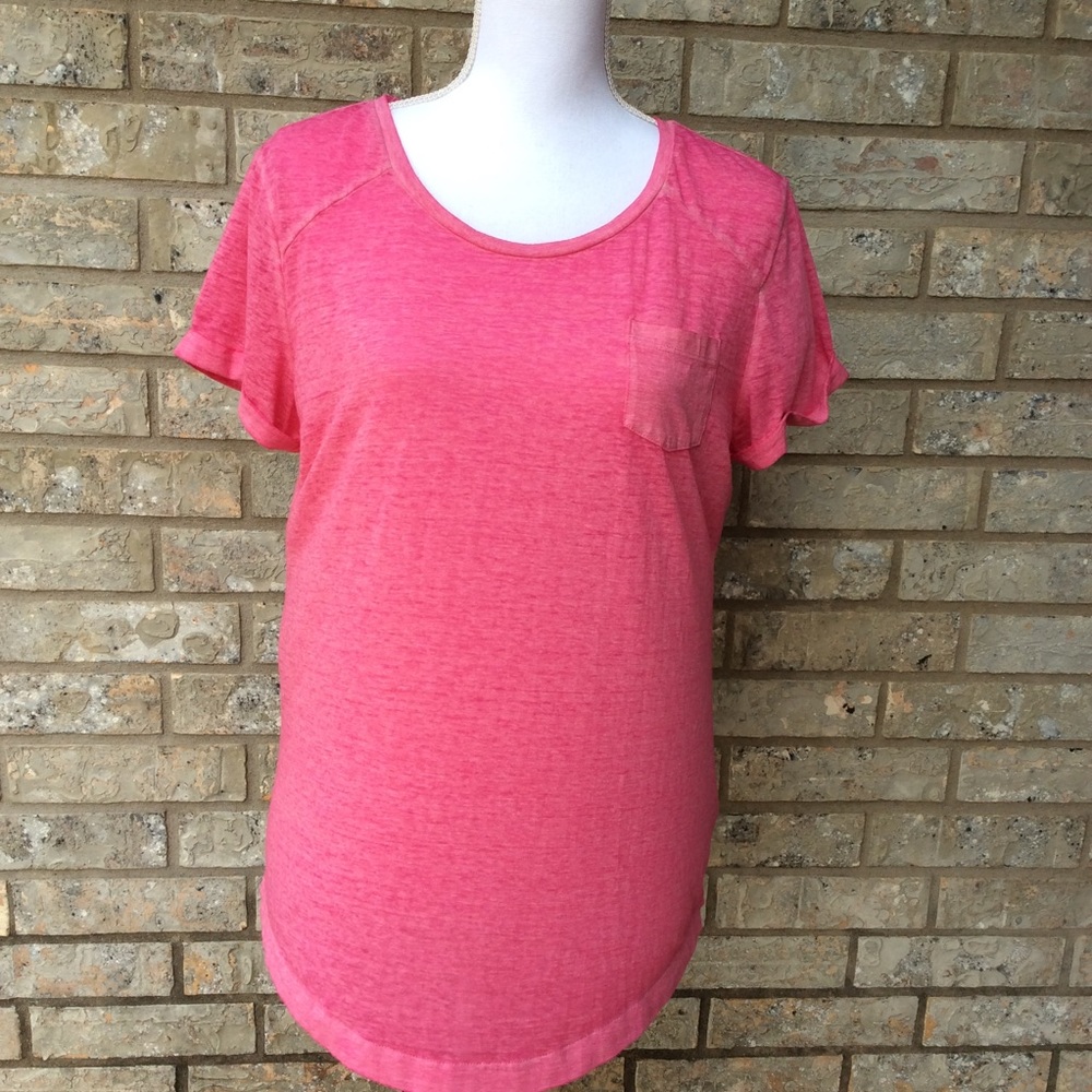 Style and Co Pink Short sleeve Med